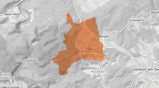 Mietspiegelkarte Losheim am See Britten